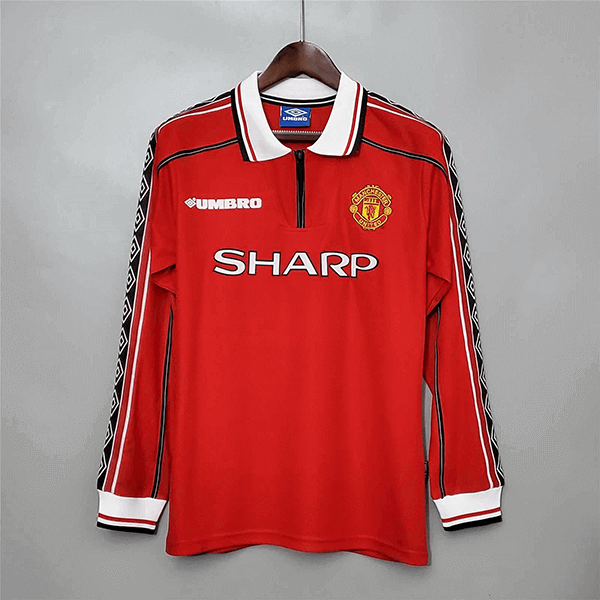 Man Utd Home Long Sleeve Jersey 98-99