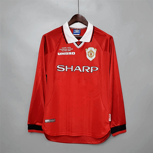 Man Utd Home Long Sleeve Jersey 99-00