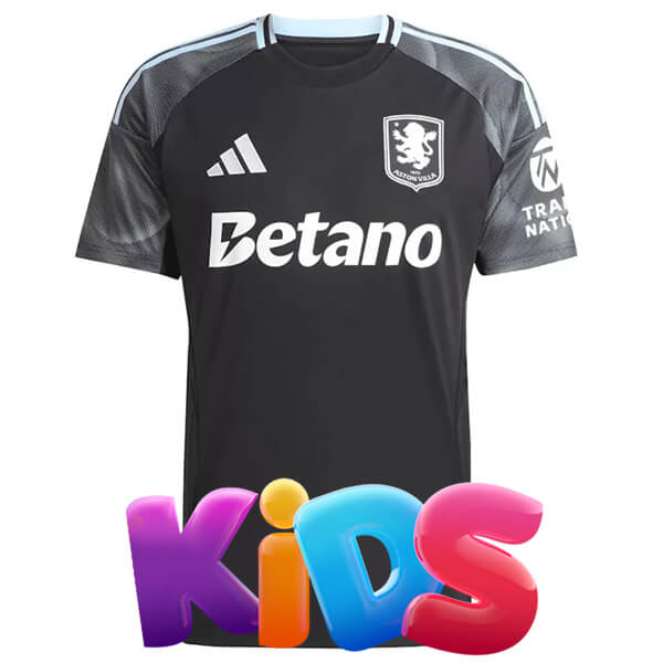 KIDS Aston Villa Away Jersey 25/26
