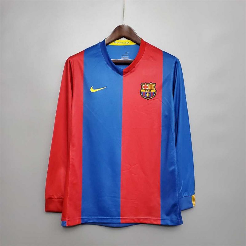 Barcelona Home Long Sleeve Jersey 06-07