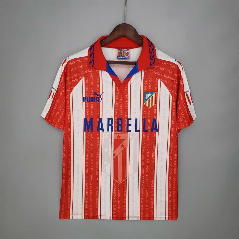 Atletico Madrid Home Jersey 95-96
