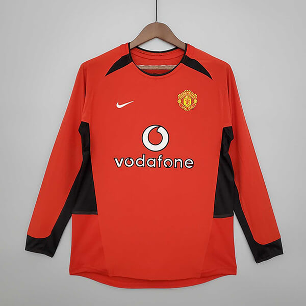 Man Utd Home Long Sleeve Jersey 02-04
