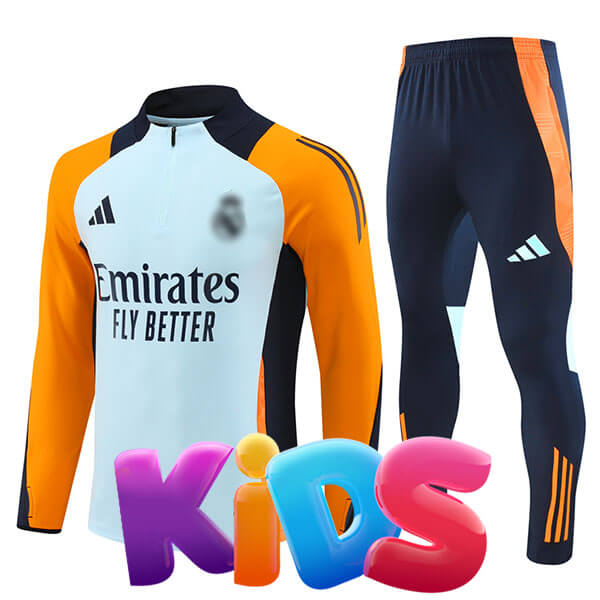 KIDS FC Madrid Warm Top & Pants 24/25