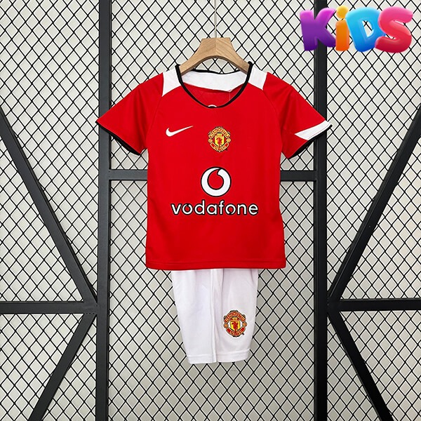 KIDS Man Utd Home Kit 04-06