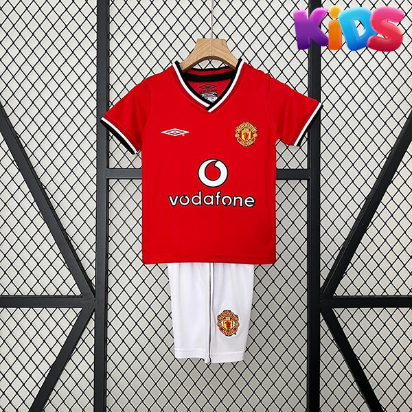 KIDS Man Utd Home Kit 00-02