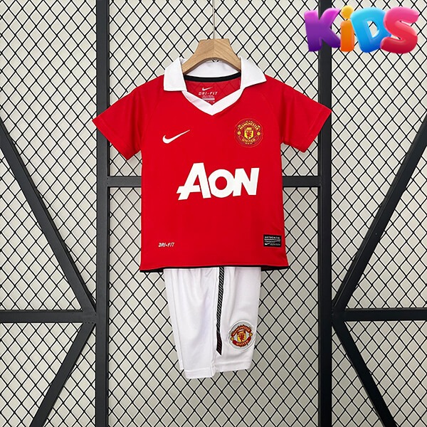 KIDS Man Utd Home Kit 10/11