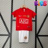 KIDS Man Utd Home UCL Final Kit 07/08