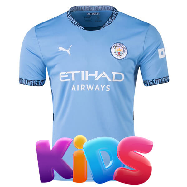 KIDS Man City Home Jersey 24/25