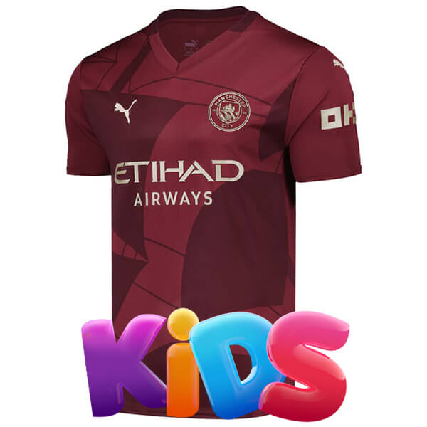 KIDS Man City Third Jersey 24/25