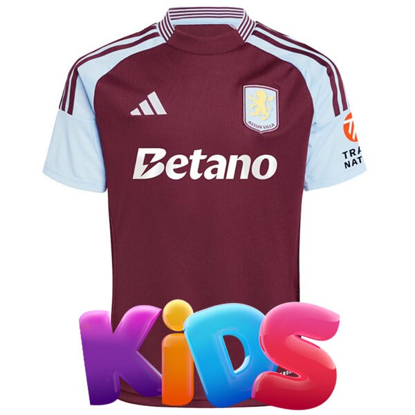 KIDS Aston Villa Home Jersey 25/26