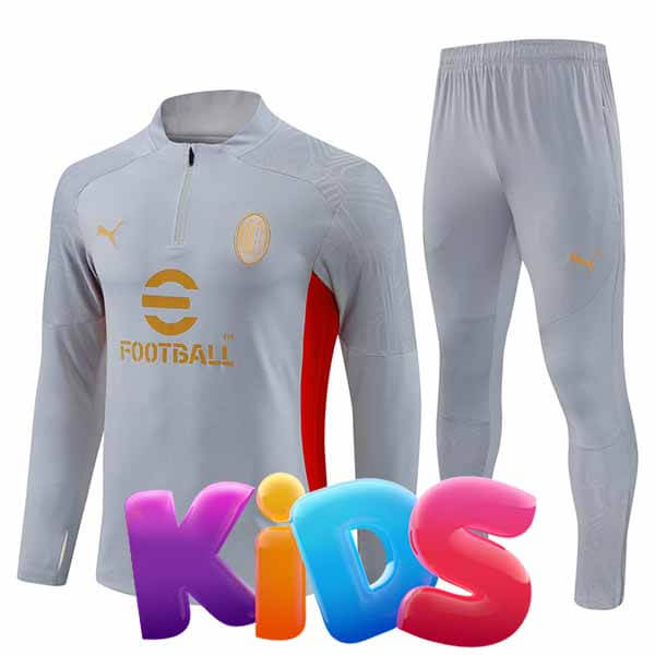 KIDS AC Milan Warm Top & Pants 24/25