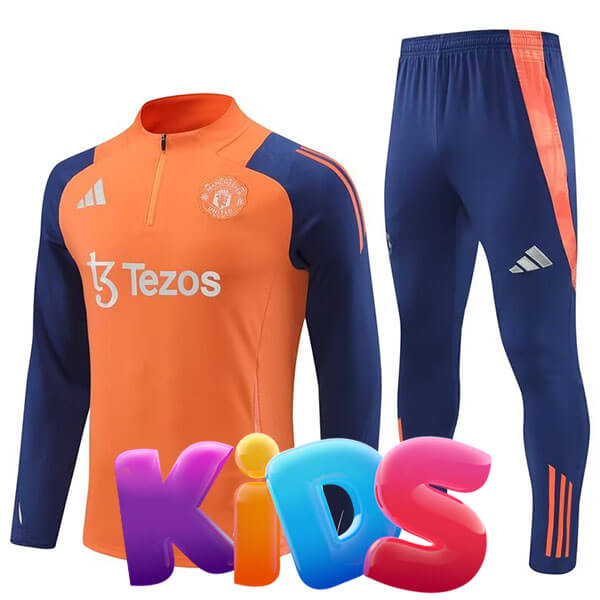 KIDS Man Utd Warm Top & Pants 24/25