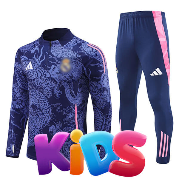 KIDS FC Madrid Warm Top & Pants 24/25
