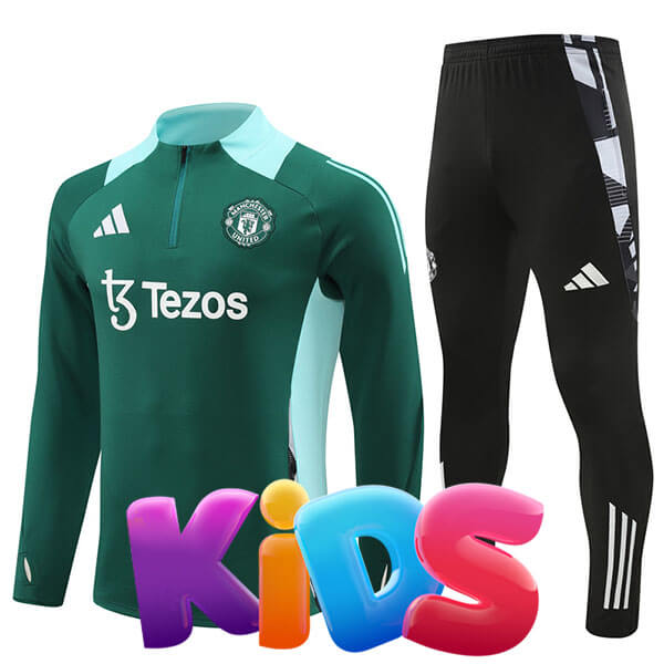 KIDS Man Utd Warm Top & Pants 24/25
