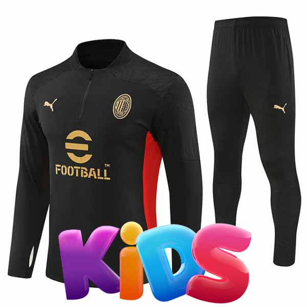 KIDS AC Milan Warm Top & Pants 24/25