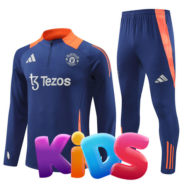 KIDS Man Utd Warm Top & Pants 24/25