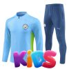 KIDS Man City Warm Top & Pants 24/25
