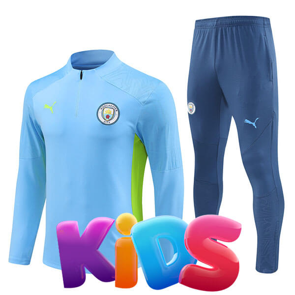 KIDS Man City Warm Top & Pants 24/25