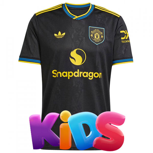 KIDS Man Utd Third Jersey 25/26