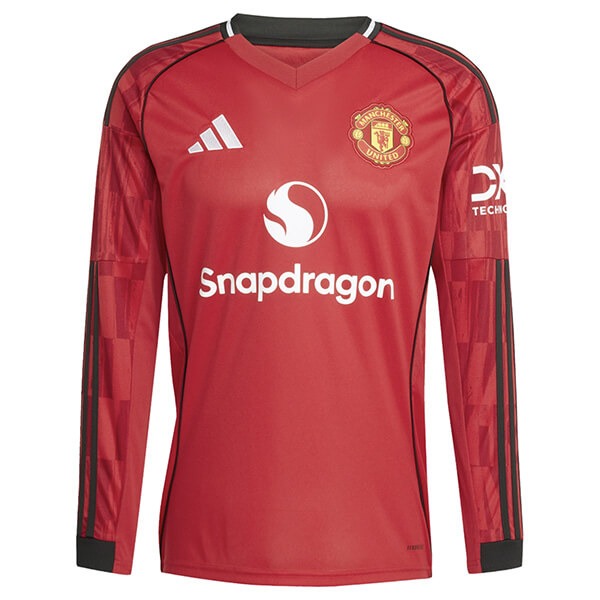 Man Utd Home Long Sleeve Jersey 25/26